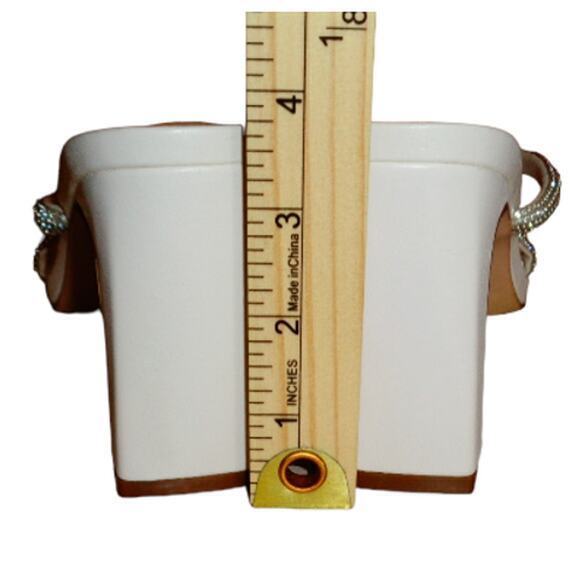 XOXO Folee Dress Sandals Off White Sparkly‎ Block Heel Open Toe Womens Size 8 - Picture 5 of 7